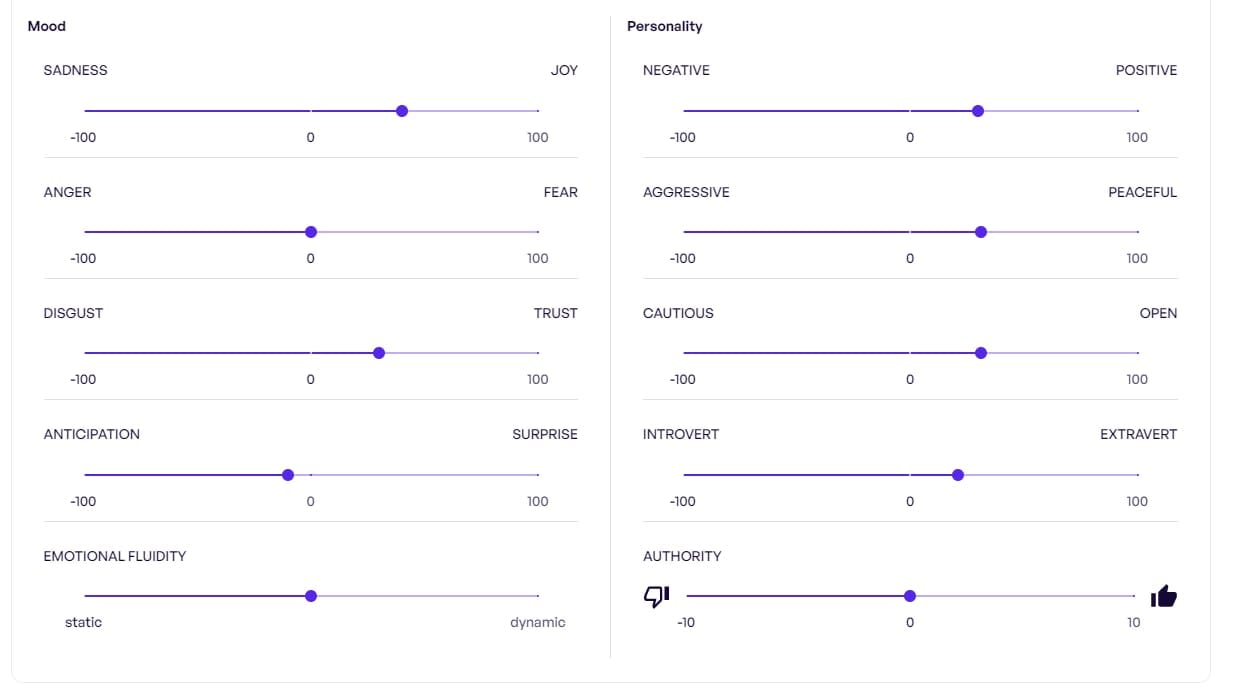 Ocean character mood