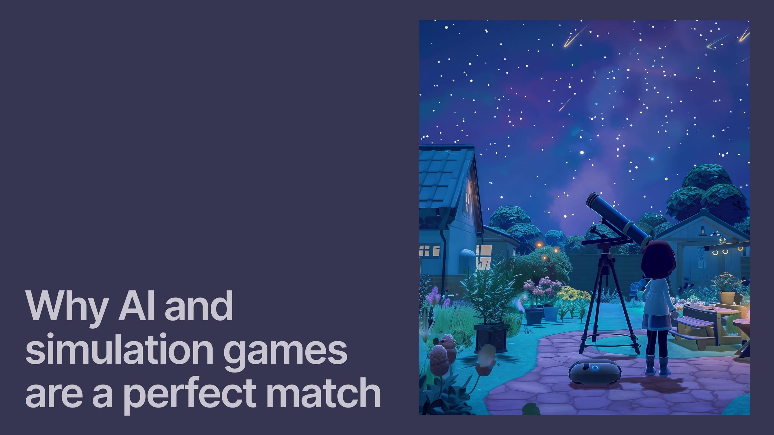 Why AI and simulation games are a perfect match